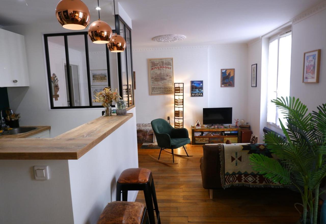 Cosy Magical Flat Apartment Paris Bagian luar foto